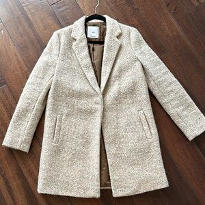Mango Beige Women's Coat- US SMALL